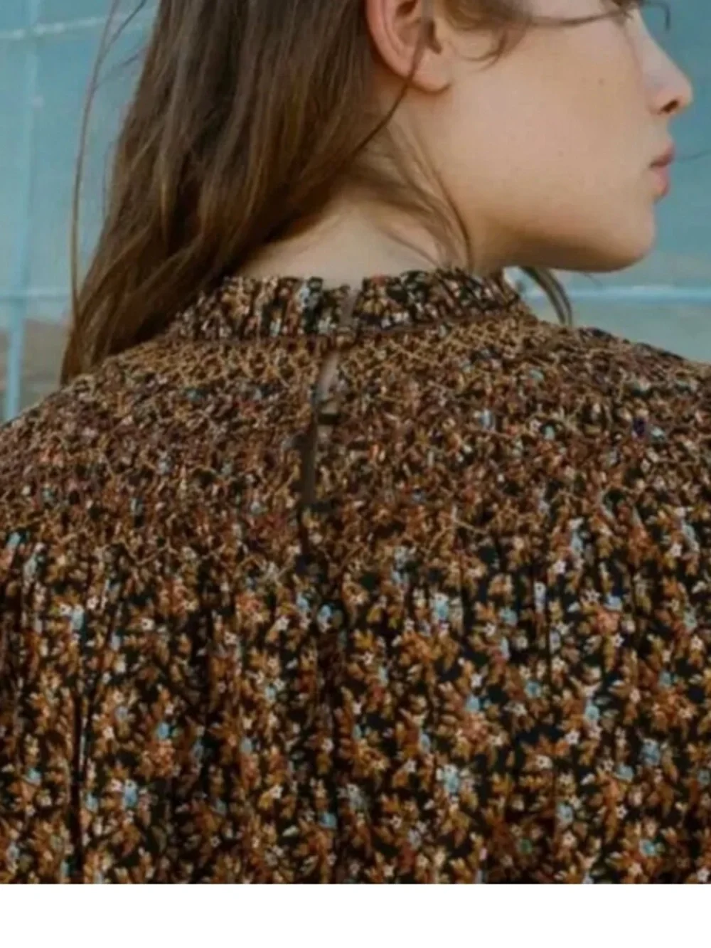 DÔEN Amoret Top in Noir Fleurs D'Avignon - Large - Picture 4 of 12